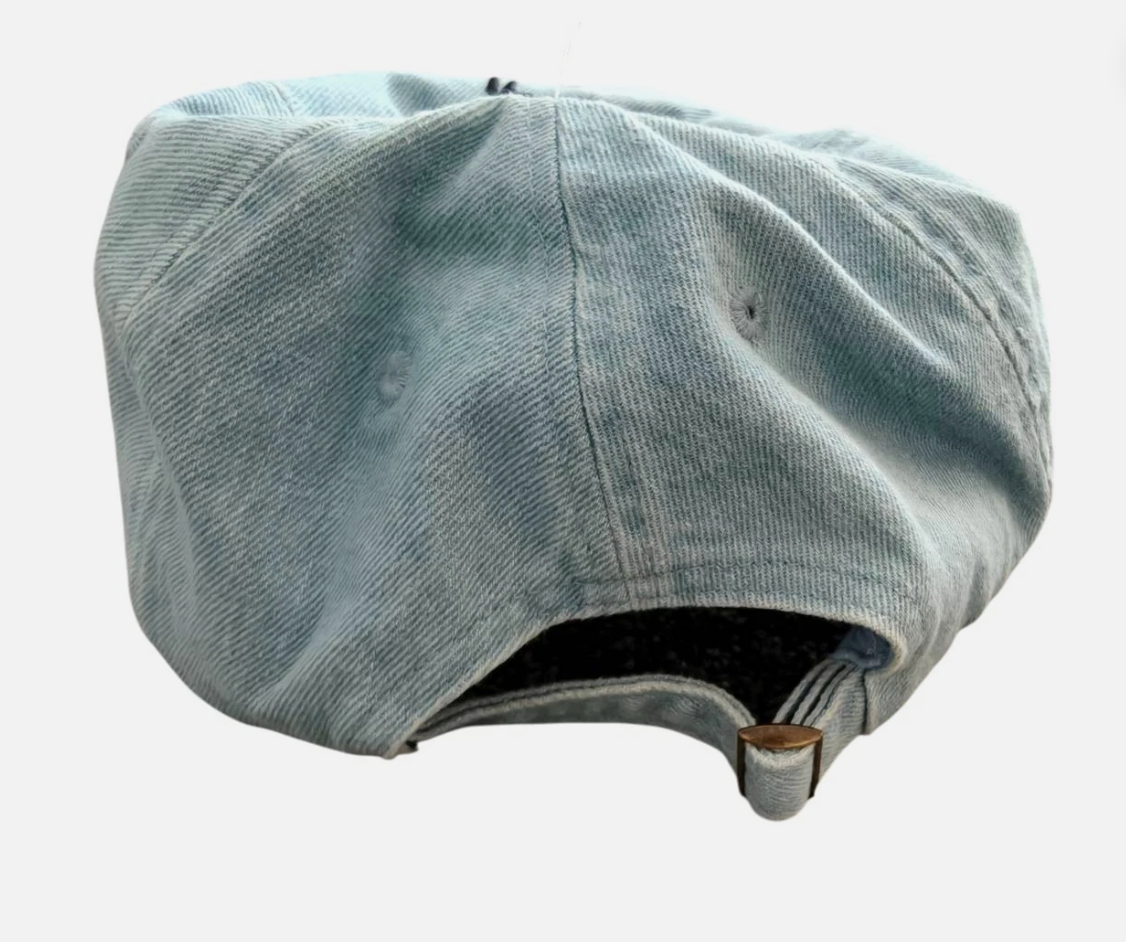 Stussy Stock Low Pro Cap Washed Denim