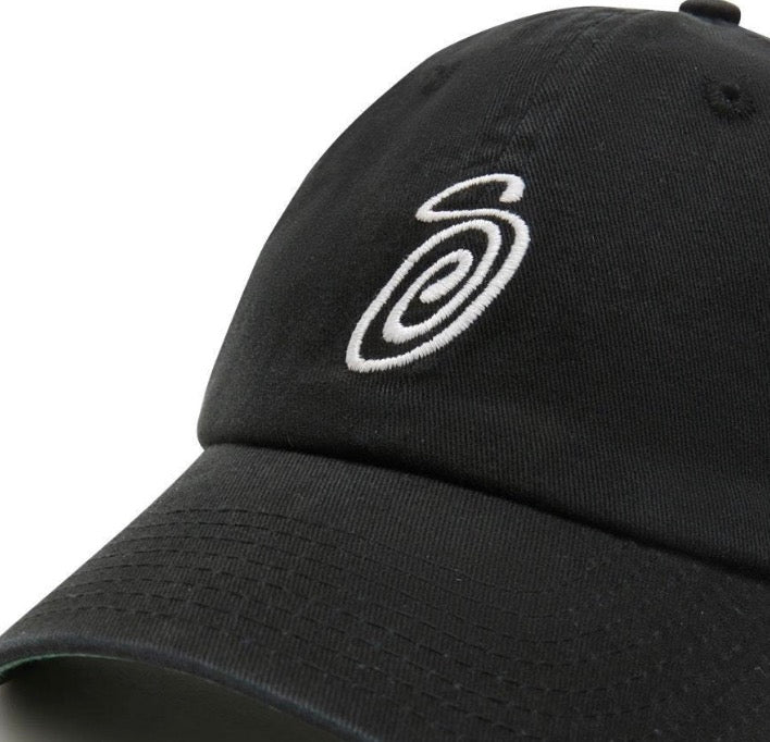 Stussy Swirly Low Pro Cap Black