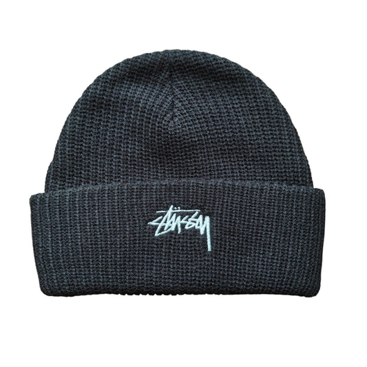 Stussy Stock Cuff Beanie Black
