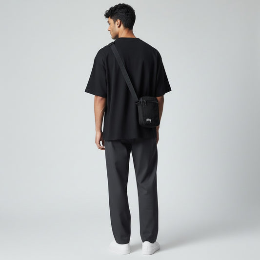 Stussy Stock Messenger Bag Black