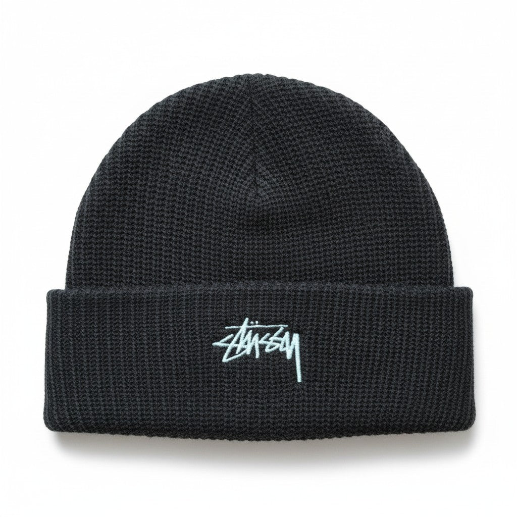 Stussy Stock Cuff Beanie Black