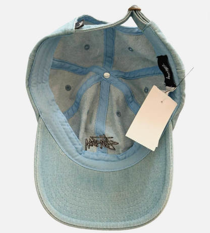 Stussy Stock Low Pro Cap Washed Denim