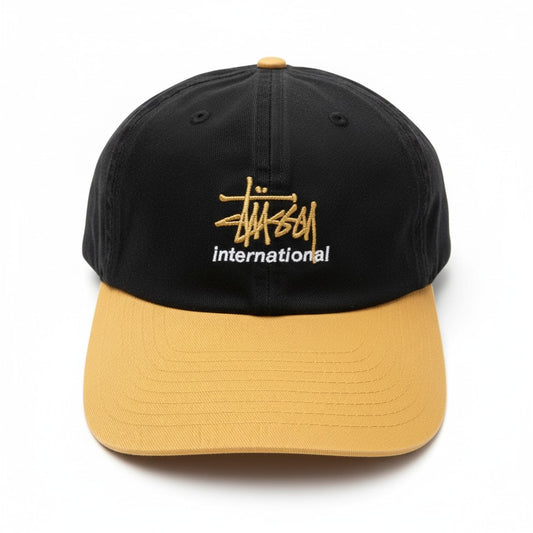 Stussy International Two Tone Low Pro Cap Black/Tan