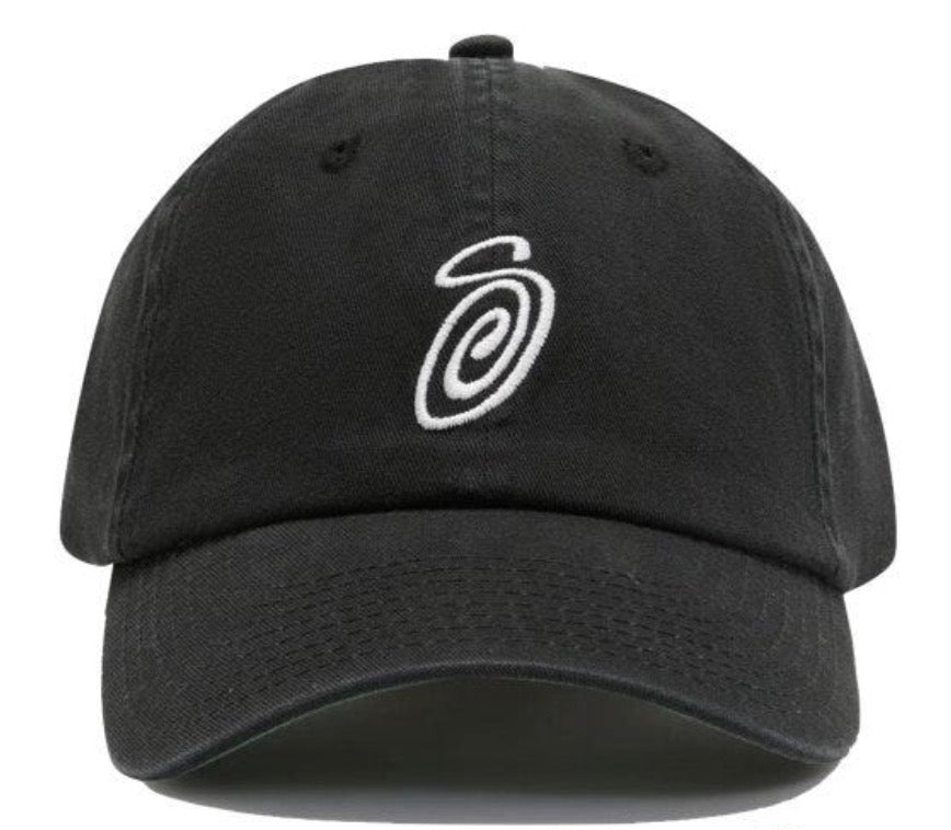 Stussy Swirly Low Pro Cap Black