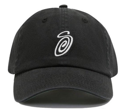 Stussy Swirly Low Pro Cap Black