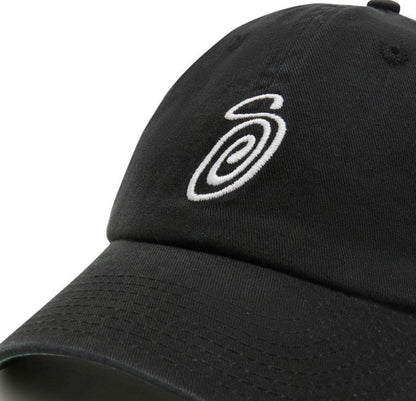 Stussy Swirly Low Pro Cap Black
