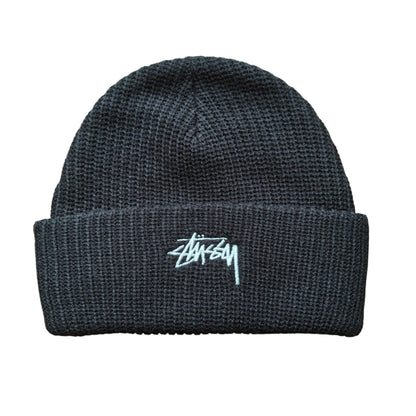 Stussy Stock Cuff Beanie Black