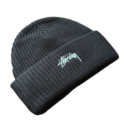 Stussy Stock Cuff Beanie Black