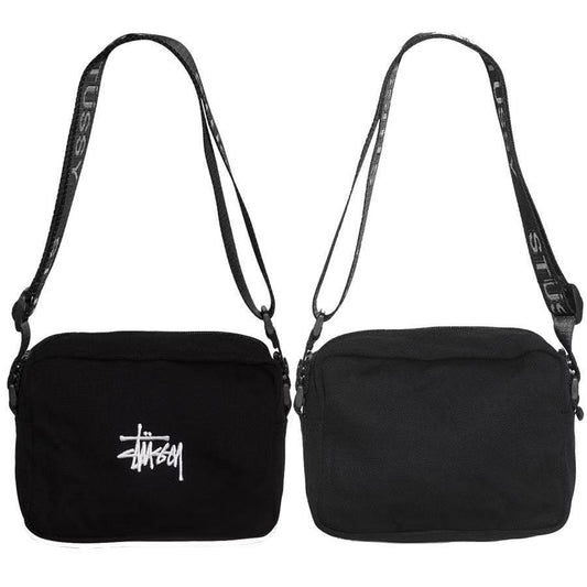 Stussy Graffiti Crossbody Bag Black
