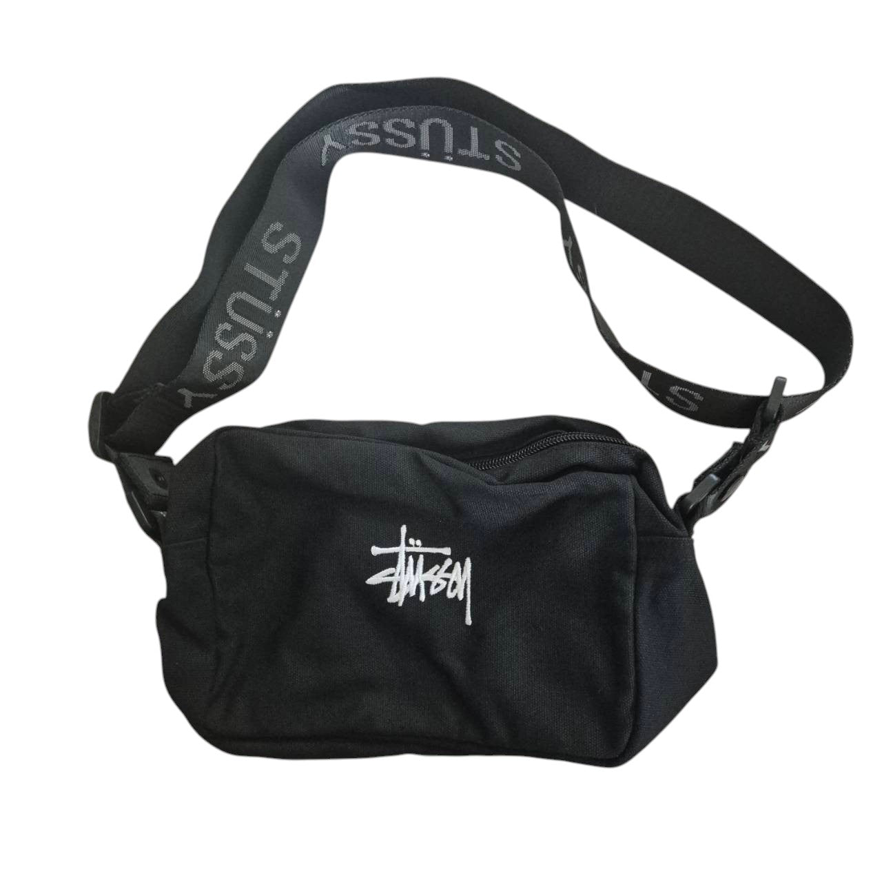 Stussy Graffiti Crossbody Bag Black