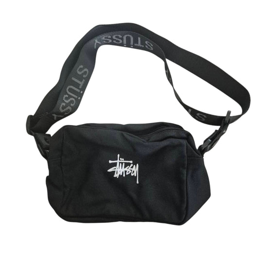 Stussy Graffiti Crossbody Bag Black