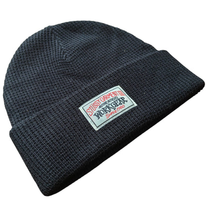 Stussy Workgear Waffle Beanie Black